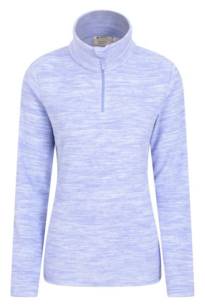 New Snowdon Melange Womens Fleece Mountain Warehouse Lilac