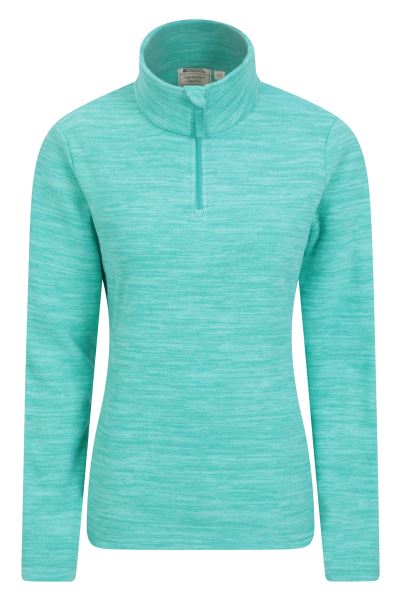 Snowdon Melange Womens Fleece Turquoise Hot Mountain Warehouse