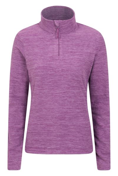 Dusky-Wine Hot Mountain Warehouse Snowdon Melange Womens Fleece