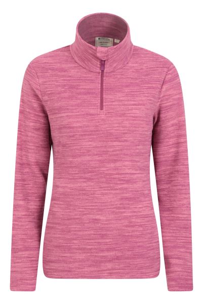 Snowdon Melange Womens Fleece Fashion Mountain Warehouse Burgundy