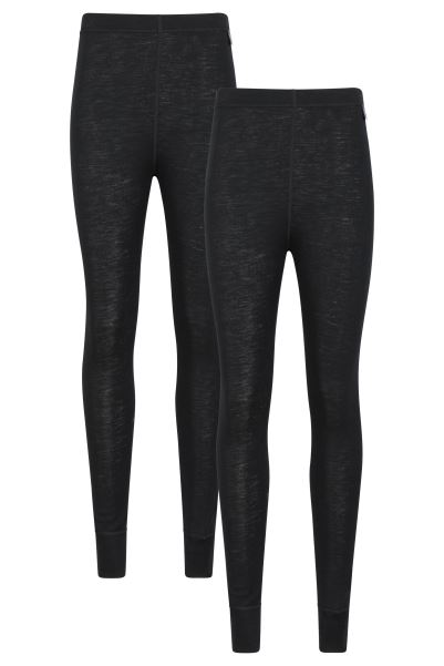Origin Black Mountain Warehouse Merino Womens Baselayer Pants - Multipack