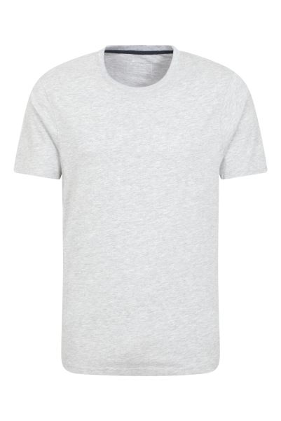 Mountain Warehouse Light-Grey Eden Ii Mens Organic T-Shirt Collections