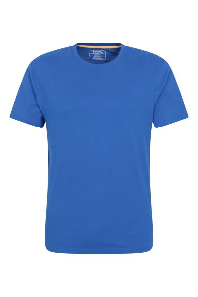 Mountain Warehouse Brands Bright-Blue Eden Ii Mens Organic T-Shirt