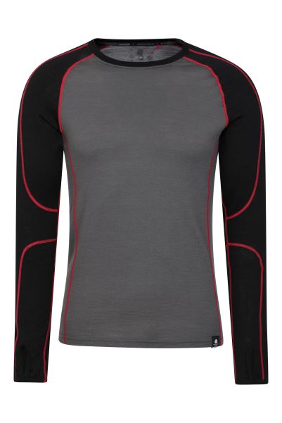 Collections Black Mountain Warehouse Asgard Iii Mens Merino Round Neck Top