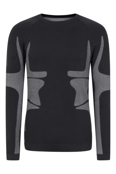 New Black Mountain Warehouse Quiver Ii Mens Base Layer Top