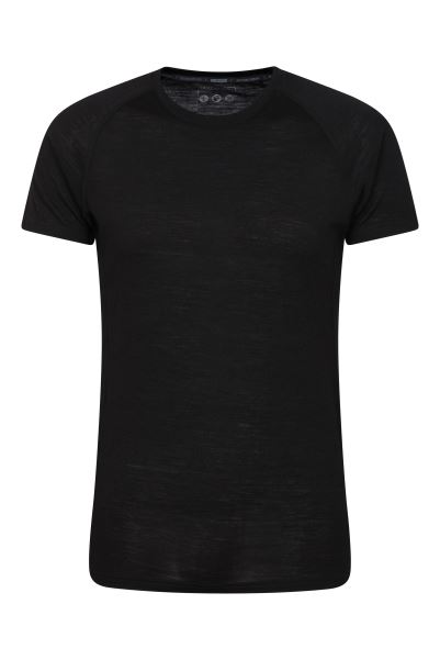 Brands Black Mountain Warehouse Summit Ii Mens Baselayer T-Shirt