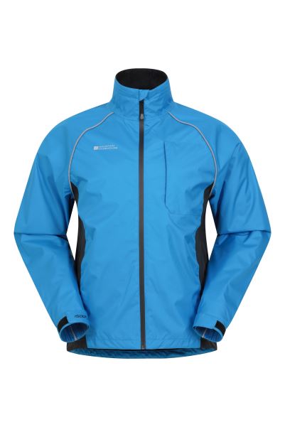 Adrenaline Ii Mens Iso-Viz Waterproof Jacket Collections Mountain Warehouse Blue