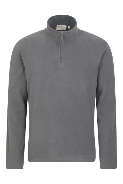 Camber Ii Mens Half-Zip Fleece Fashion Mountain Warehouse Dark-Grey