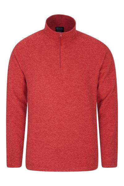 Red New Mountain Warehouse Snowdon Ii Mens Fleece