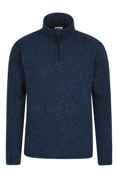 Mountain Warehouse Idris Ii Mens Half-Zip Fleece Navy Brands