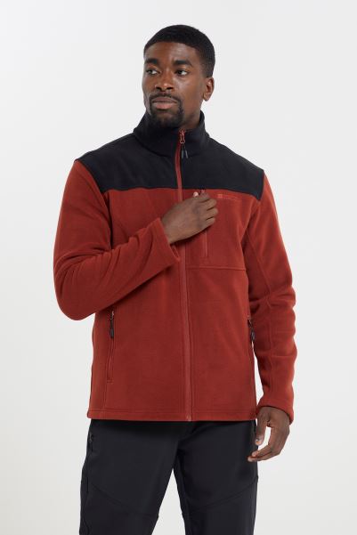 Buchanan Ii Mens Fleece Mountain Warehouse Red Collections