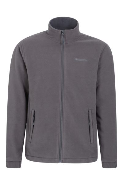 Origins Bernard Ii Mens Windproof Fleece Dark-Grey Mountain Warehouse