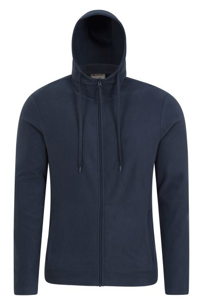 Camber Mens Fleece Hoodie Collection Mountain Warehouse Blue