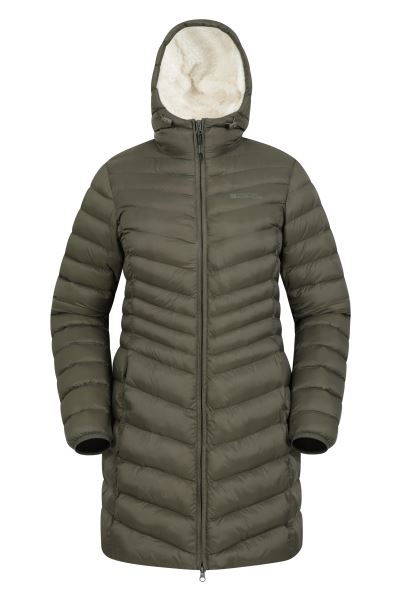 Khaki Collection Florence Womens Fur Lined Padded Jacket Mountain Warehouse
