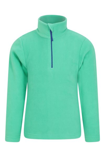 Dark-Green Original Camber Ii Kids Half-Zip Fleece Mountain Warehouse