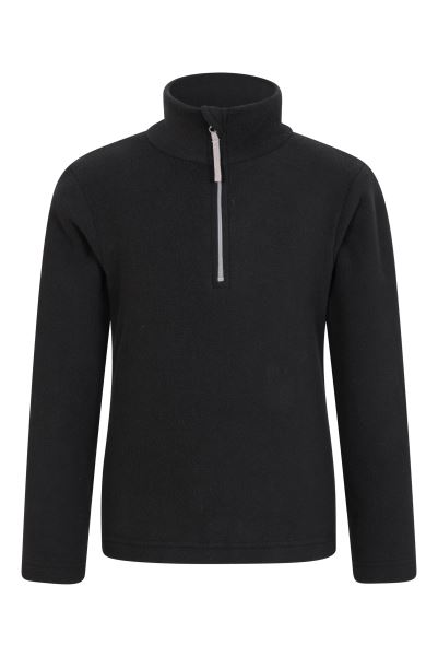 Fashion Camber Ii Kids Half-Zip Fleece Black Mountain Warehouse