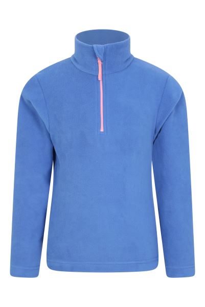 Mountain Warehouse Camber Ii Kids Half-Zip Fleece Corn-Blue Origins