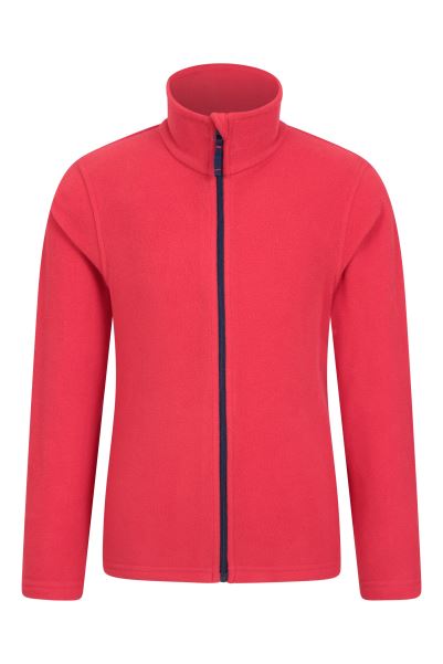 Camber Ii Kids Full-Zip Fleece Mountain Warehouse Brands Red