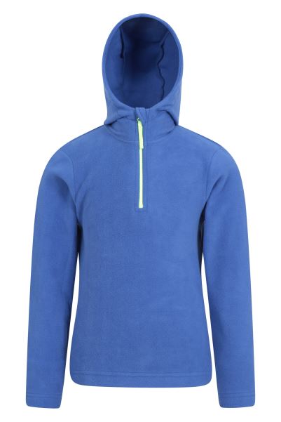 Navy Collection Mountain Warehouse Camber Ii Kids Fleece Hoodie