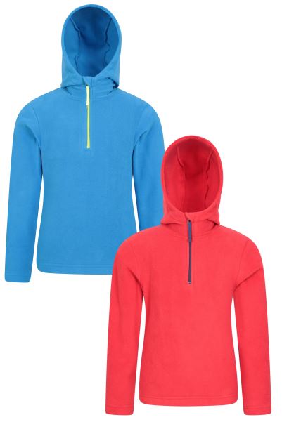 Collections Mountain Warehouse Mixed Camber Ii Kids Fleece Hoodie 2-Pack