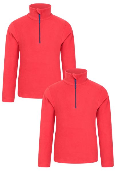 Origins Red Camber Ii Kids Fleece - Multipack Mountain Warehouse