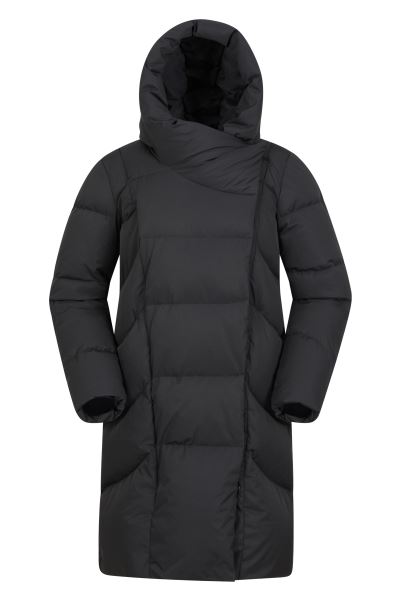 Mountain Warehouse Cosy Wrap Ii Womens Extreme Rds Down Jacket Origins Black