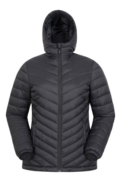 Black Seasons Womens Padded Jacket New Mountain Warehouse