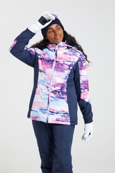 Mountain Warehouse Original Dawn Ii Womens Printed Ski Jacket Pink