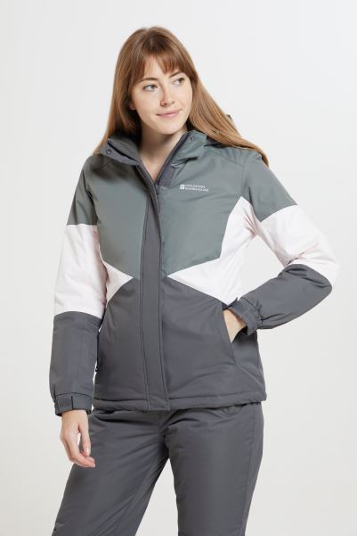 Moon Ii Womens Ski Jacket Khaki Mountain Warehouse Hot