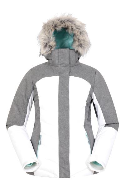 Pyrenees Ii Womens Padded Ski Jacket Mountain Warehouse White Brands