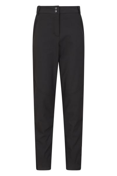 Mountain Warehouse Black Sierra Ii Womens Extreme Softshell Ski Pants Collection