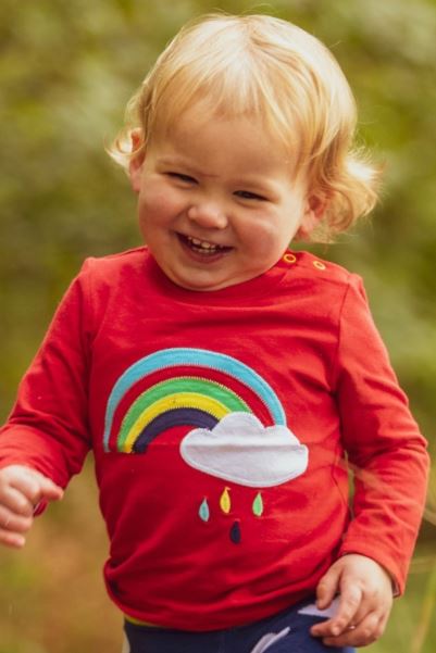 Rainbow Weather Baby/Toddler Long Sleeve Top Mountain Warehouse Original