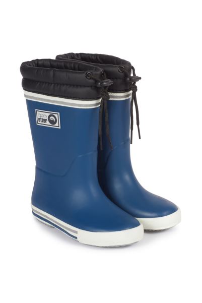 Mountain Warehouse Origins Forest Leader Kids Fleece Lined Wellies Navy