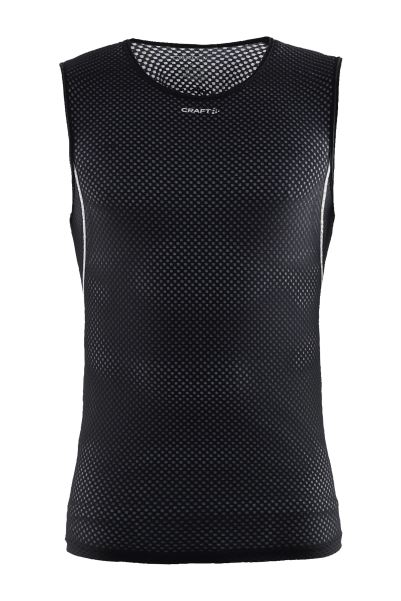 Cool Mesh Mens Superlight Sleeveless Baselayer Top New Mountain Warehouse Black