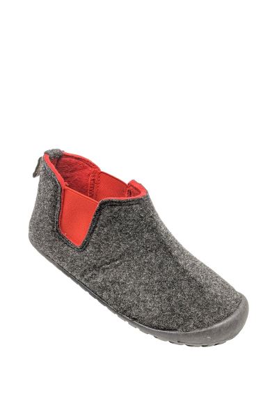 Brumby Mens Slipper Boots Mountain Warehouse Charcoal-Red Original