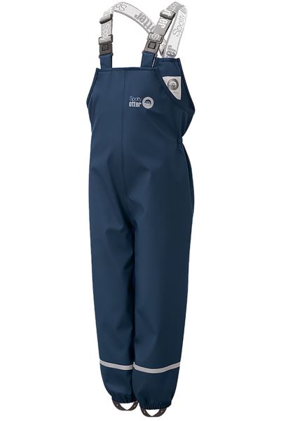 Navy Mountain Warehouse Forest Ranger Kids Waterproof Pu Dungarees Original