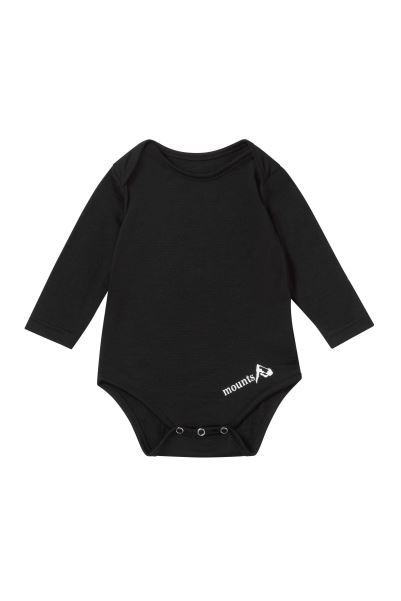 Black Toddler Merino Thermal Onesie Collection Mountain Warehouse