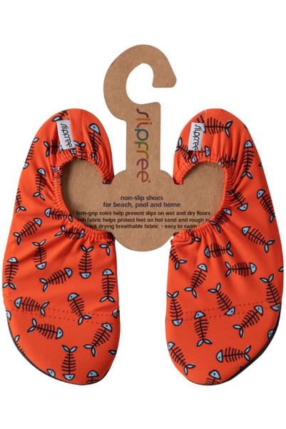 Orange-Fish Mountain Warehouse Hot Jerry Kids Non-Slip Swim Shoes