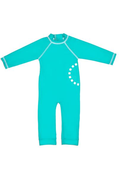 Baby All In One Swimsuit Turquoise-White New Mountain Warehouse