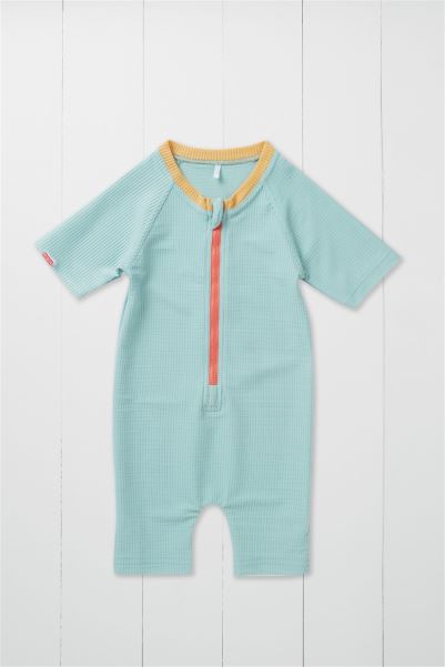 Ribbed Kids Shortie Swimsuit Best Mountain Warehouse Pistachio