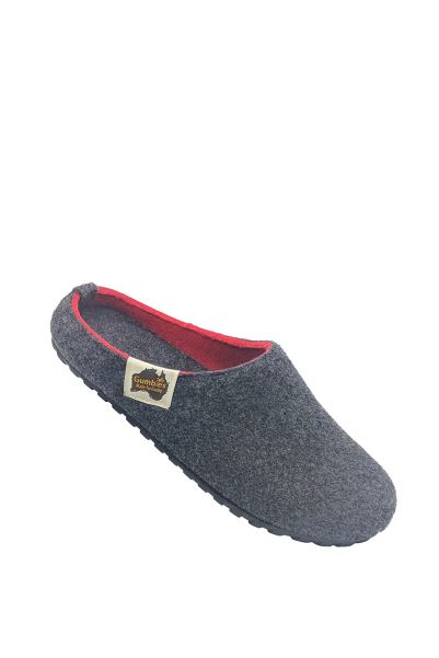 Mountain Warehouse Charcoal-Red Fashion Outback Womens Slippers