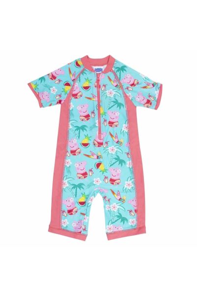 Kids Tropical One Piece Swimsuit Mountain Warehouse Collection Multicoloured