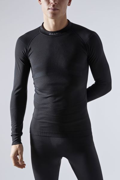 Best Mountain Warehouse Active Intensity Mens Long Sleeve Baselayer Jersey Black