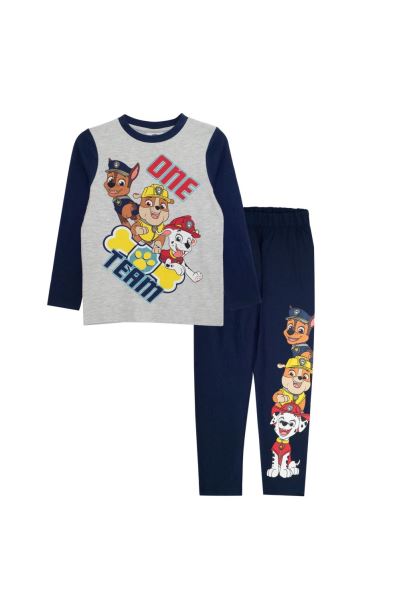 One Team Boys Pyjama Set Navy-Grey Origin Mountain Warehouse