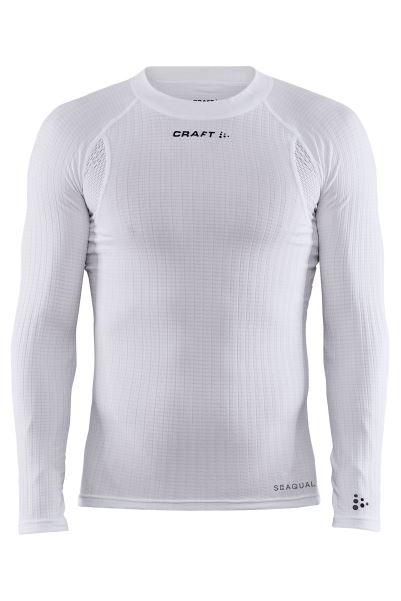 Active Extreme X Mens Crew Neck Long Sleeve Top Mountain Warehouse Best White