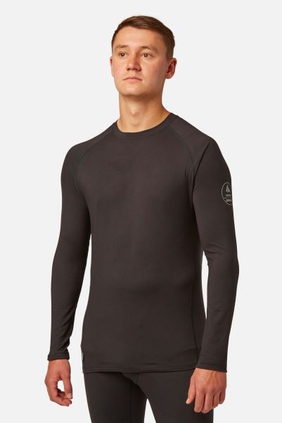 Hot Black Mountain Warehouse Carbondri® Mens Bodyfit Crewneck Base Layer