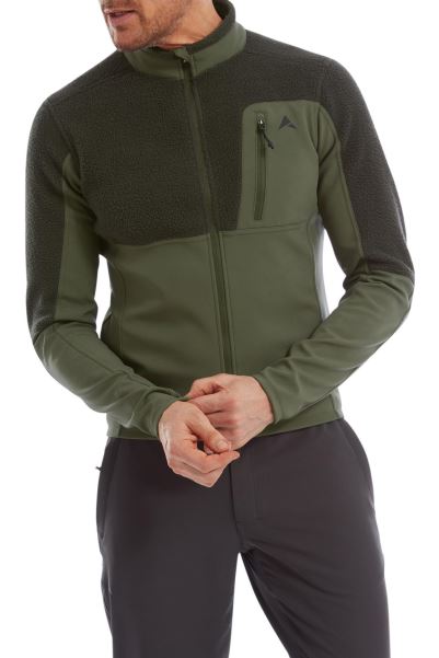 Olive Brand Mountain Warehouse All Roads Mens Fleece