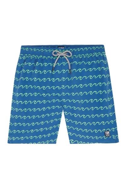 Seafoam New Mountain Warehouse Seafoam Waves Mens Swim Shorts