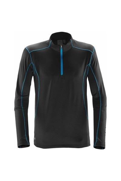 Origin Mountain Warehouse Pulse Mens Fleece Black-Blue
