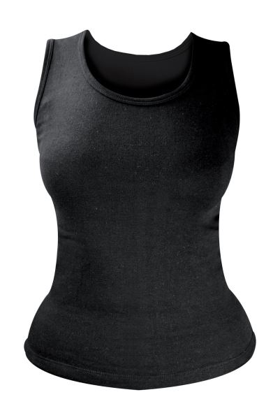 Womens Thermal Underwear Sleeveless Vest Black Collections Mountain Warehouse